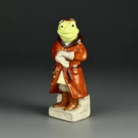Винтажная статуэтка Лягушка Мистер Тоад Жаб Ветер в ивах Англия Beswick Toad Wind in the Willows