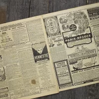 Антикварный французский журнал мод Le Petit Echo de la Mode Dimanche 23 Septembre 1923 Ар-деко