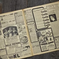 Антикварный французский журнал мод Le Petit Echo de la Mode Dimanche 13 Juillet 1930 Арт-деко