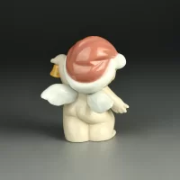 Винтажная фарфоровая статуэтка Ангел Испания NAO Lladro 5058 Cheeky Santa
