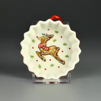 Винтажная ёлочная игрушка Villeroy & Boch Олень Рождество