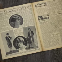 Антикварный французский журнал мод Le Petit Echo de la Mode Dimanche 28 Avril 1929 Ар-деко
