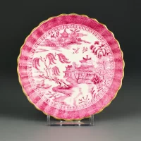 Антикварная английская кофейная пара шинуазри Spode W.T. Copeland