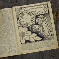 Антикварный французский журнал мод Le Petit Echo de la Mode Dimanche 6 Mars 1927 Ар-деко