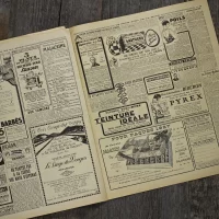 Антикварный французский журнал мод Le Petit Echo de la Mode Dimanche 6 Mars 1927 Ар-деко