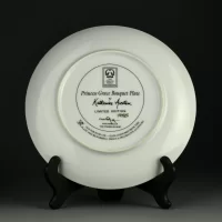 Тарелка винтажная декоративная настенная Фарфор Англия Цветы Franklin Mint Princess Grace Bouquet Plate