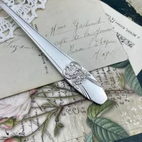 Винтажная английская сервировочная ложка Berry Spoon James