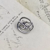 Антикварные серебряные пуговицы William Hutton & Sons 1895 год