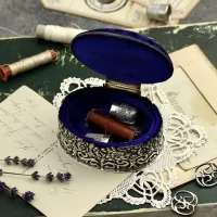 Антикварная английская игольница 1901 год