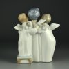Винтажная фарфоровая статуэтка Испания Ангелы Lladro 4542 Angels Group