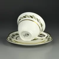 Винтажное английское чайное трио Ромашка Royal Worcester Bernina