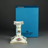 Винтажный фарфоровый подсвечник Англия Coalport Ming Rose