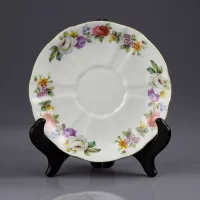 Винтажная чайное фарфоровое трио Англия Royal Crown Derby 1942 год