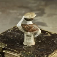 Винтажная фарфоровая кукла Half Doll в стиле ар-деко Германия