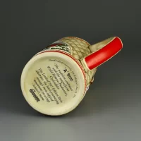 Винтажная кружка Budweiser Clydesdales Клайдсдейл Лошади Ceramarte 1985 год