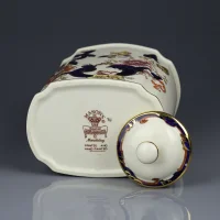 Винтажная английская чайница с крышкой Mason's Mandalay