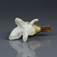 Винтажная фарфоровая фигурка Хохлатая синица Птица Goebel 38 027 Crested Tit