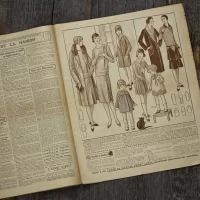 Антикварный французский журнал мод Le Petit Echo de la Mode Dimanche 23 Decembre 1928 Ар-деко