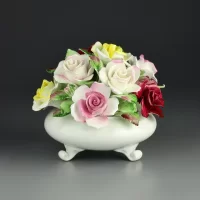 Винтажный фарфоровый букет Цветы Розы Royal Doulton