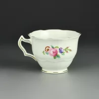 Винтажная английская фарфоровая чашка для чая кофе Coalport Junetime Цветы