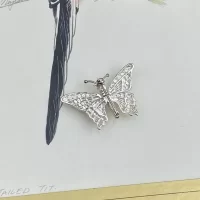 Винтажная серебряная брошь Бабочка с лондонского блошиного рынка