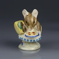 Винтажная статуэтка Мышь Англия Beatrix Potter Beswick Appley Dupply