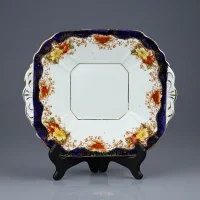 Фарфоровый чайный сервиз Crown Staffordshire Англия первая половина XX века