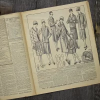 Антикварный французский журнал мод Le Petit Echo de la Mode Dimanche 12 Juin 1927 Ар-деко