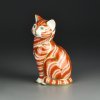 Винтажная фарфоровая фигура Кошка Кот пресс-папье Англия Royal Crown Derby Ginger Tom
