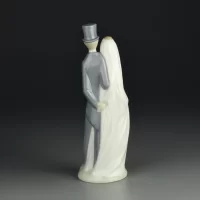 Винтажная фарфоровая статуэтка Жених и невеста Свадьба Испания Lladro NAO 109 Just Married