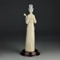 Винтажная фарфоровая статуэтка колокольчик Музыкант с гитарой Lladro 8173 Musician with guitar
