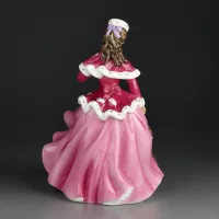 Винтажная фарфоровая статуэтка Англия Фигуристка Коньки Coalport The Skater