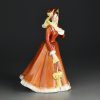 Винтажная фарфоровая статуэтка Дама с зонтиком Англия Royal Doulton 2705 Julia