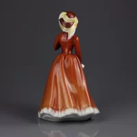 Винтажная фарфоровая статуэтка Дама с зонтиком Англия Royal Doulton HN2705 Julia