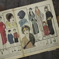 Антикварный французский журнал мод Le Petit Echo de la Mode Dimanche 27 Novembre 1927 Ар-деко