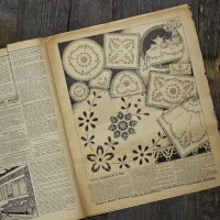 Антикварный французский журнал мод Le Petit Echo de la Mode Dimanche 15 Juillet 1928 Ар-деко