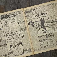 Антикварный французский журнал мод Le Petit Echo de la Mode Dimanche 15 Juillet 1928 Ар-деко