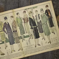 Антикварный французский журнал мод Le Petit Echo de la Mode Dimanche 15 Mai 1927 Ар-деко