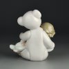 Винтажная фарфоровая статуэтка Мишка с ребёнком Испания Lladro NAO 1477 Big Bear Hug