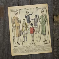 Антикварный французский журнал мод Le Petit Echo de la Mode Dimanche 15 Mai 1927 Ар-деко