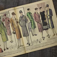 Антикварный французский журнал мод Le Petit Echo de la Mode Dimanche 19 Juin 1927 Ар-деко