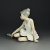 Винтажная фарфоровая статуэтка Испания Lladro NAO 0147 Seated Ballet Балерина Балет