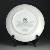Тарелка винтажная декоративная настенная Фарфор Дети Villeroy & Boch Heinrich Children of the World Egypt №11 unicef