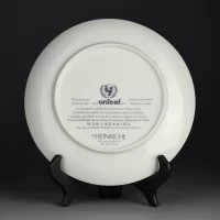 Тарелка винтажная декоративная настенная Фарфор Дети Villeroy & Boch Heinrich Children of the World Lapland №7 unicef