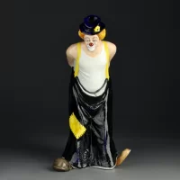Винтажная фарфоровая статуэтка Клоун Англия Royal Doulton 3293 Tip-Toe