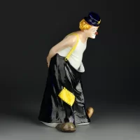 Винтажная фарфоровая статуэтка Клоун Англия Royal Doulton 3293 Tip-Toe