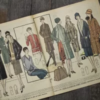 Антикварный французский журнал мод Le Petit Echo de la Mode Dimanche 18 Septembre 1927 Ар-деко
