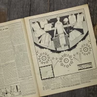 Антикварный французский журнал мод Le Petit Echo de la Mode Dimanche 18 Septembre 1927 Ар-деко
