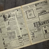 Антикварный французский журнал мод Le Petit Echo de la Mode Dimanche 18 Septembre 1927 Ар-деко