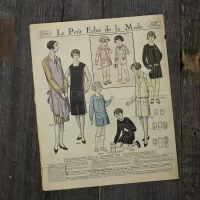 Антикварный французский журнал мод Le Petit Echo de la Mode Dimanche 18 Septembre 1927 Ар-деко